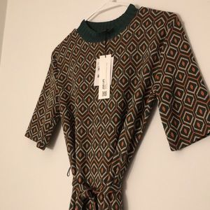 Zara Diamond Sweater Dress